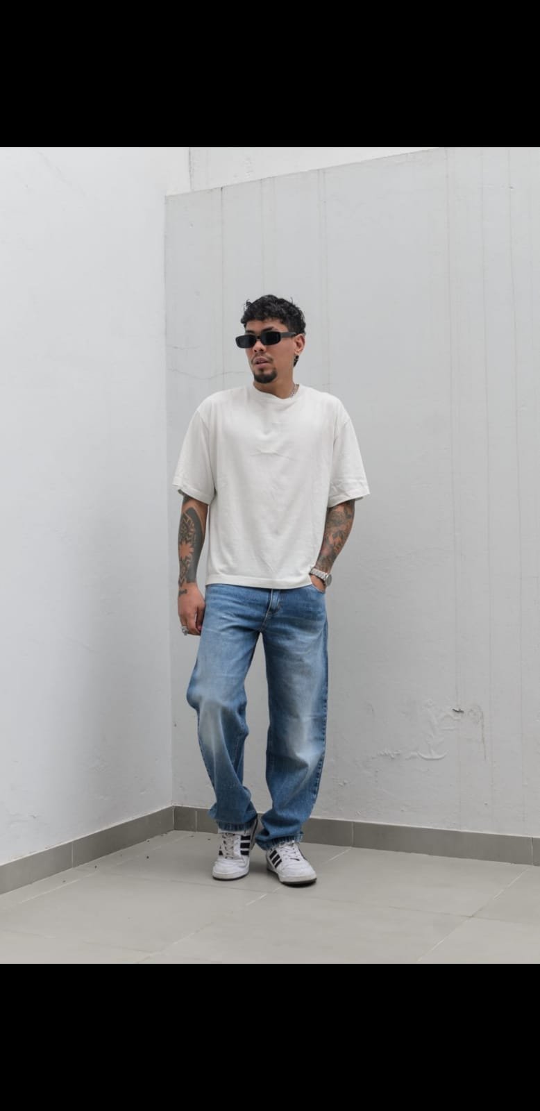 image Jean Baggy Fit Ignacio Rígido Stone - Imagen 1