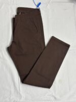 Pantalón Chino Chocolate Semi Gabardina Elastizada - Imagen 3
