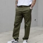 Pantalon Baggy Chino Verde