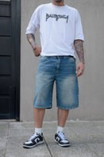 Bermuda Mom Baggy Matizado Oxido