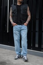 Pantalón Clásico Rígido Celeste