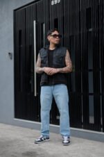 Pantalón Clásico Rígido Celeste - Imagen 4