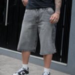 Bermuda Jean Baggy Gris